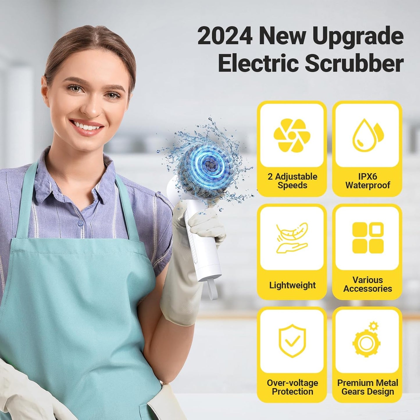SimpfyLtd Electric Spin Scrubber