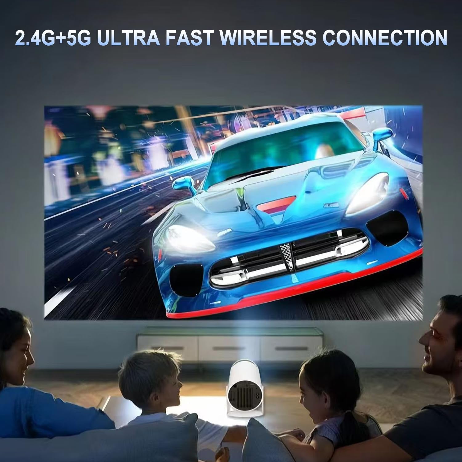 SimpfyLtd Mini Portable Projector 4K