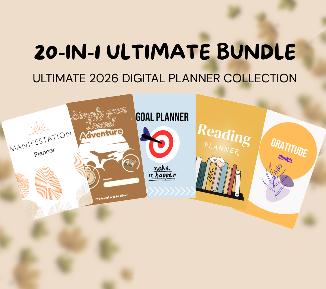 Ultimate 20-in-1 Digital Planner Bundle (2026 Edition).